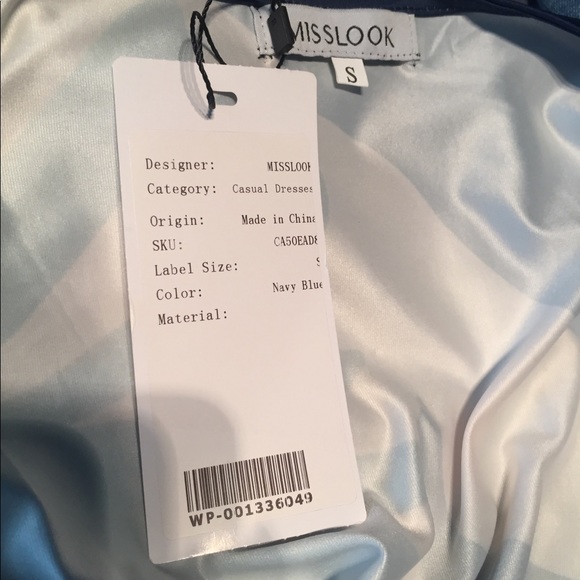 MissLook Banana Leaf Print Dress, size Small - Picture 2 of 2